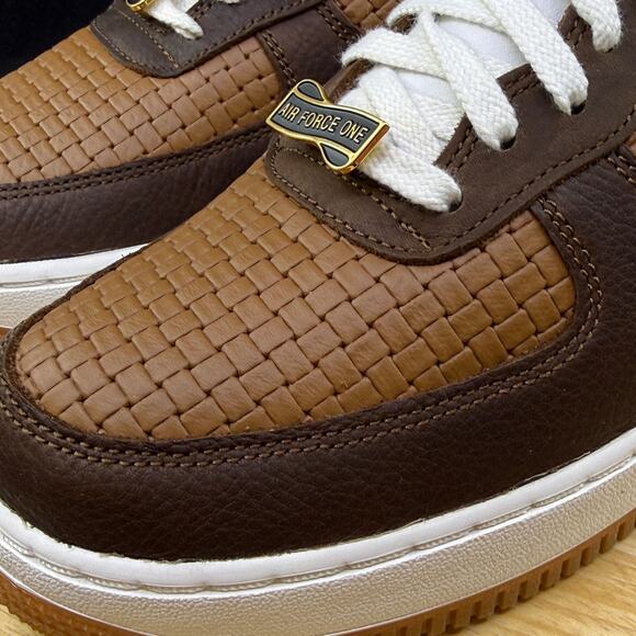 Nike Air Force 1 Low '07 LV8 Jersey Made It Brown White IM6644-259 Men's Sz 10.5 - Picture 8 of 10